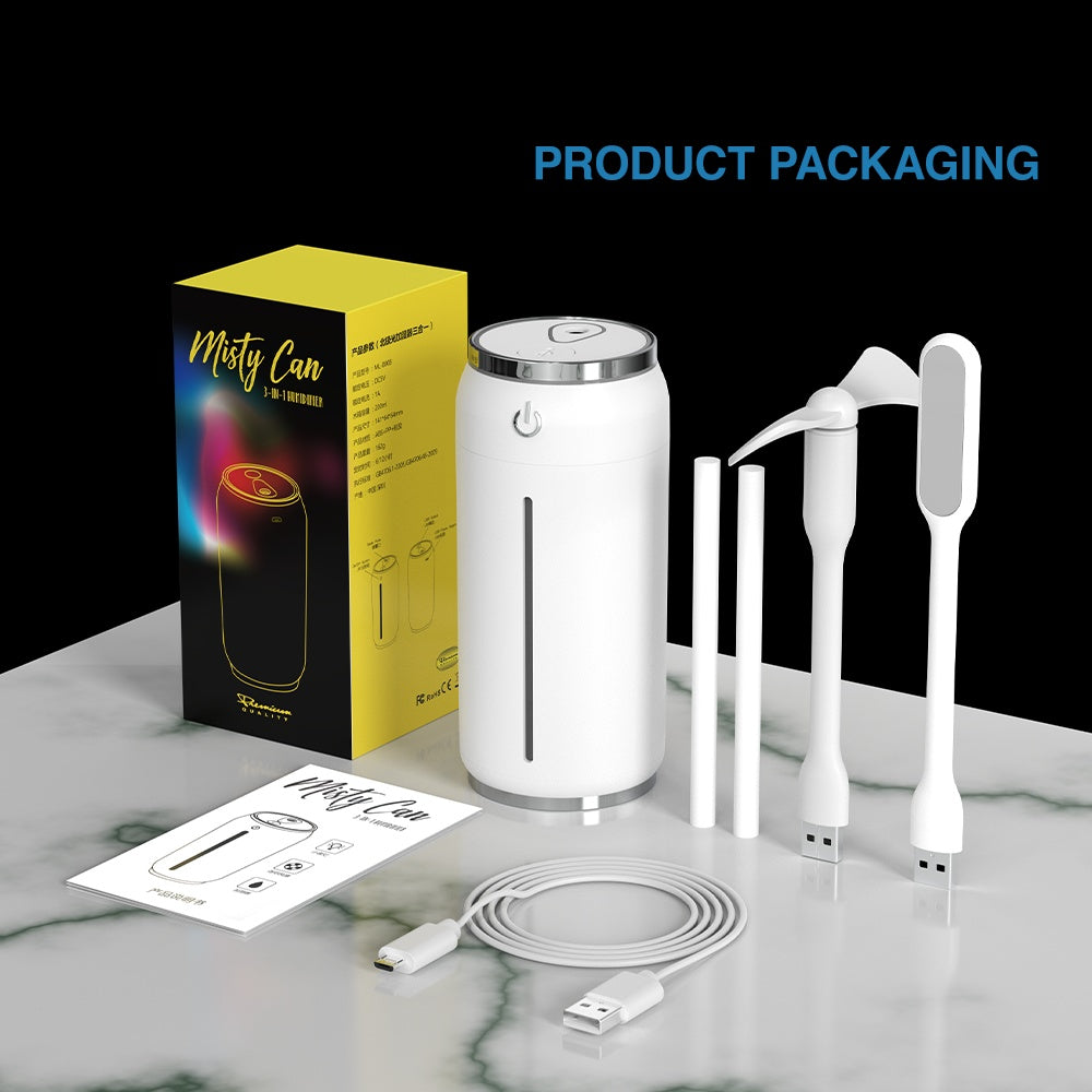 220ML Mini Car Humidifier – USB Aroma Diffuser