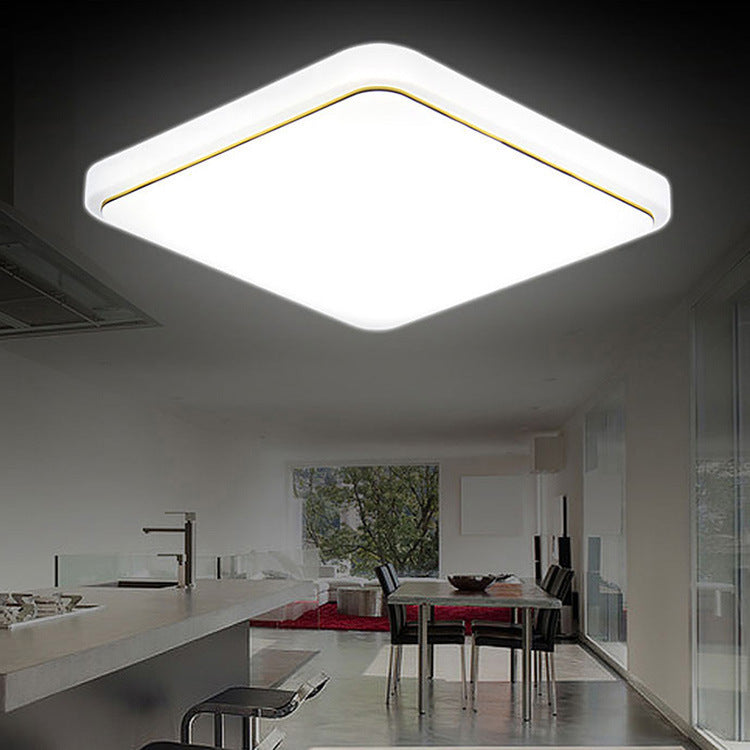 Simple Square LED Ceiling Lamp – Modern Home Lighting