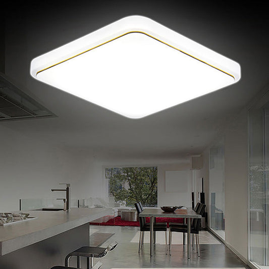 Simple Square LED Ceiling Lamp – Modern Home Lighting