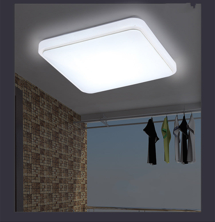 Simple Square LED Ceiling Lamp – Modern Home Lighting