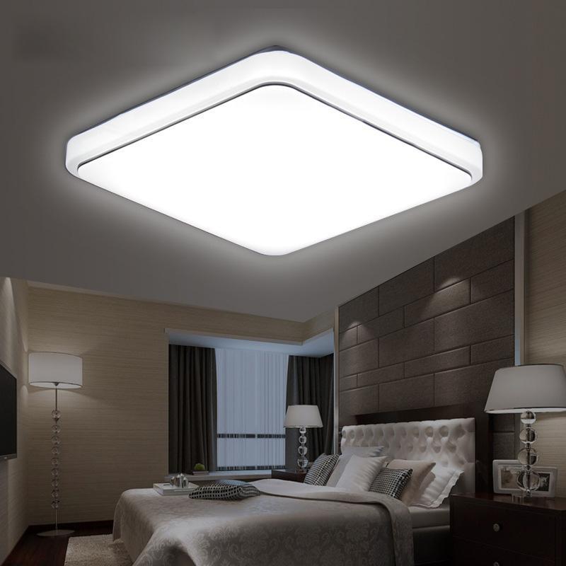 Simple Square LED Ceiling Lamp – Modern Home Lighting
