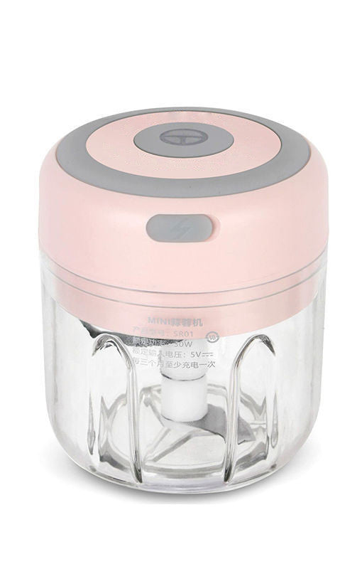 Mini Electric Garlic Chopper – USB Rechargeable Kitchen Crusher