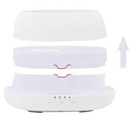 HOMEFISH 500ml Ultrasonic Aroma Diffuser – Colorful LED Humidifier