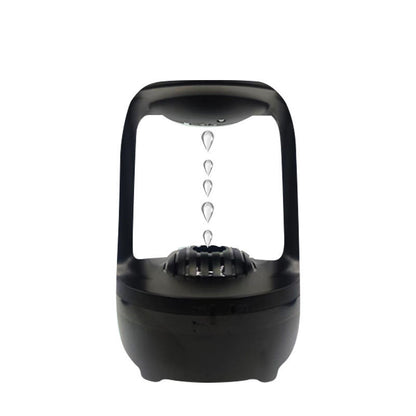 Anti-Gravity Water Drop Humidifier – Aromatherapy & LED Mist Maker