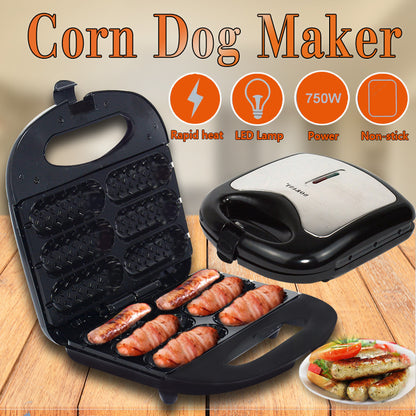 Home Hot Dog & Sausage Frying Machine – Non-Stick Electric Grill