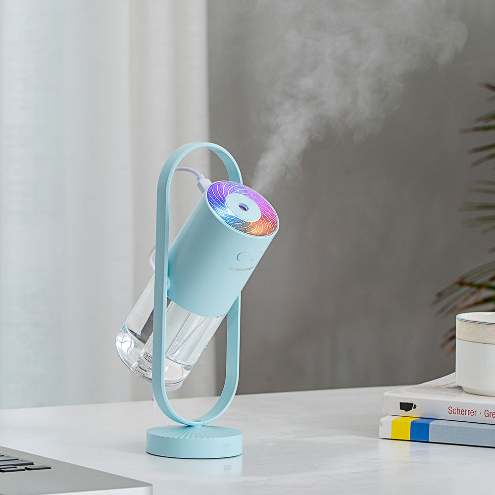 200ml Portable USB Humidifier – Colorful Light & Rechargeable Design