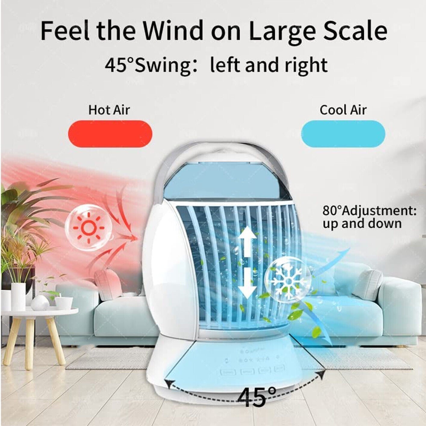 Desktop Fog Fan – Portable Air Cooler & Humidifier