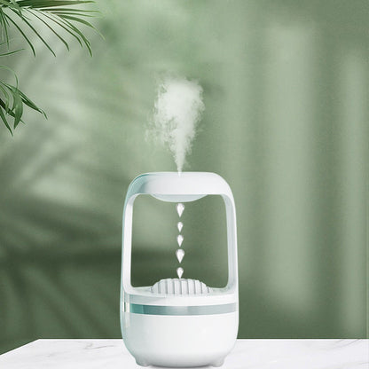 Anti-Gravity Water Drop Humidifier – Aromatherapy & LED Mist Maker