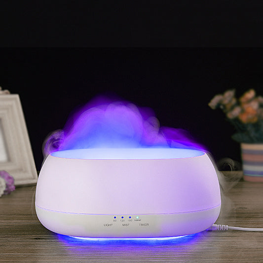 HOMEFISH 500ml Ultrasonic Aroma Diffuser – Colorful LED Humidifier