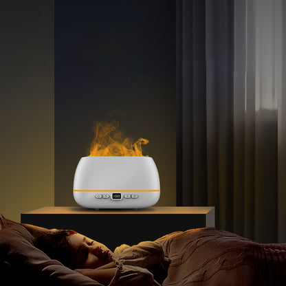 3D Flame Humidifier – USB Aroma Diffuser with LED Light (200ml)