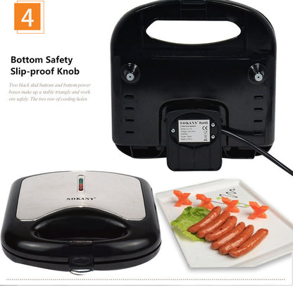 Home Hot Dog & Sausage Frying Machine – Non-Stick Electric Grill