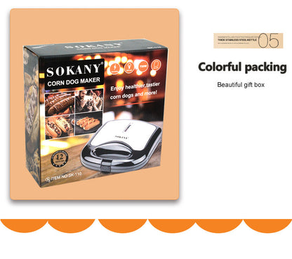 Home Hot Dog & Sausage Frying Machine – Non-Stick Electric Grill