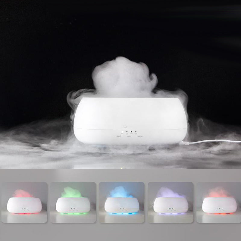 HOMEFISH 500ml Ultrasonic Aroma Diffuser – Colorful LED Humidifier
